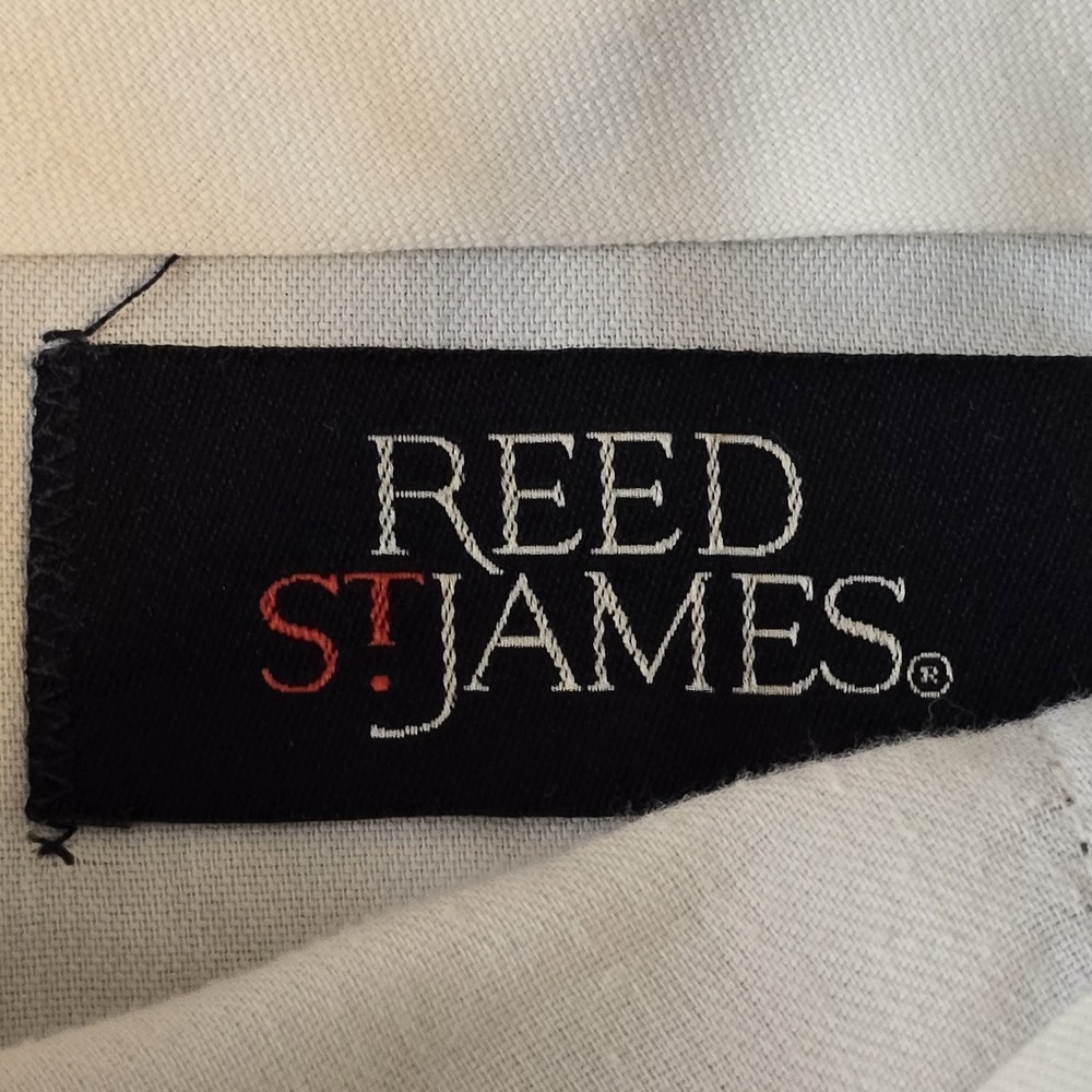 Vintage Reed‎ St James Gray Pleated Dress Pants Men 36x30 Dacron Polyester Blend - Picture 2 of 11